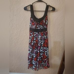 B Smart Juniors dress size 3/4 red, black and Fuschia